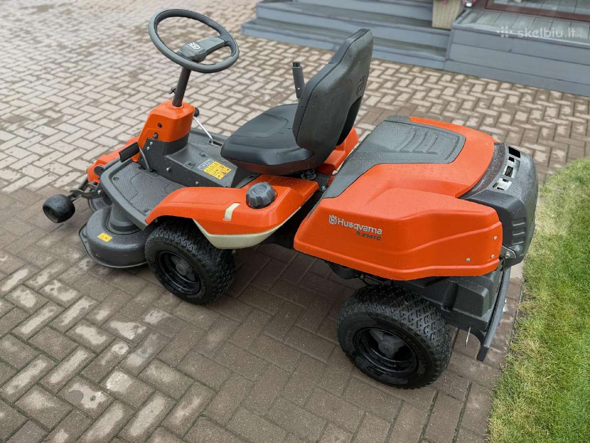 Sodo traktoriukas Husqvarna rider r214tc - nuotraukos Nr. 4