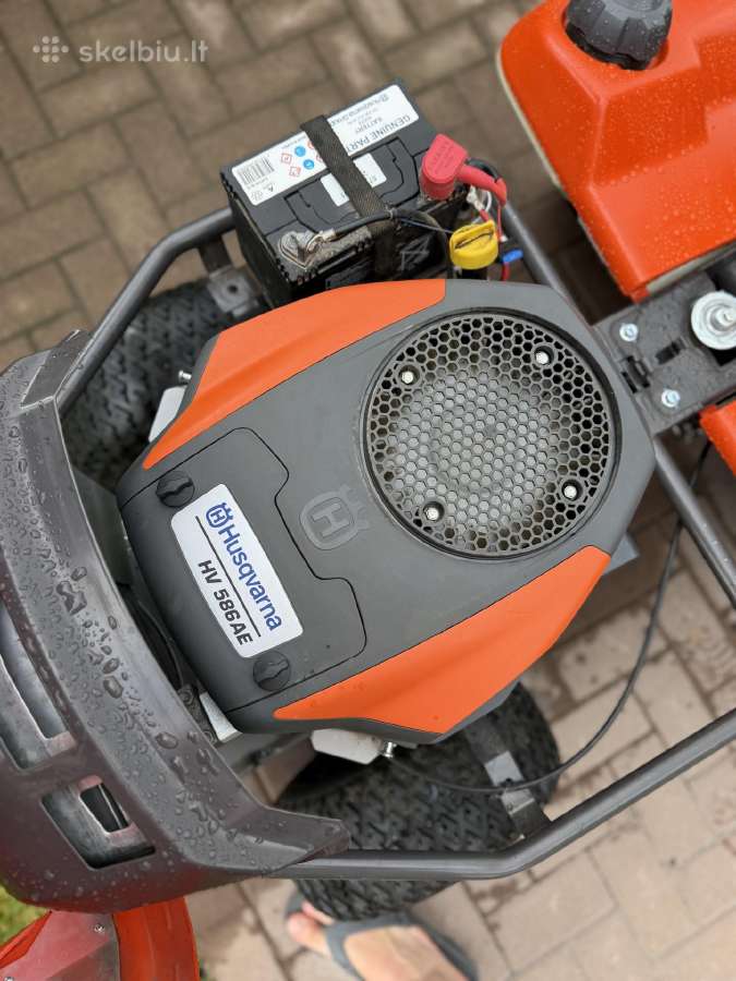 Sodo traktoriukas Husqvarna rider r214tc - nuotraukos Nr. 7