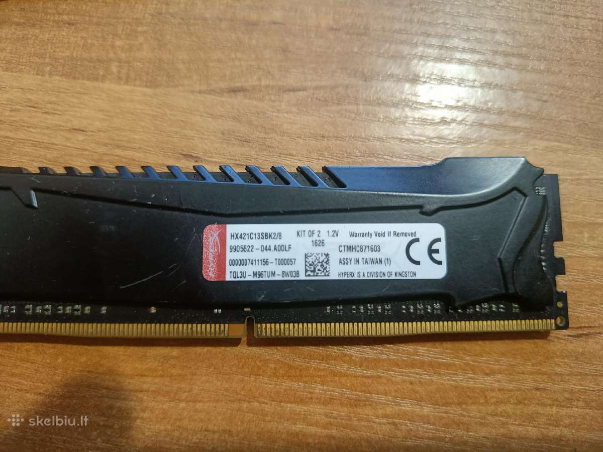 Kingston Hyperx Savage Ddr4 16gb (4x4gb) 2133mhz C - nuotraukos Nr. 2