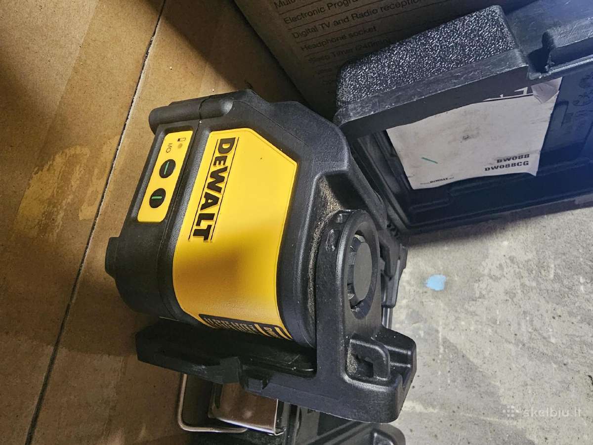 Dewalt Dw088cg žalias nivelyras - nuotraukos Nr. 2