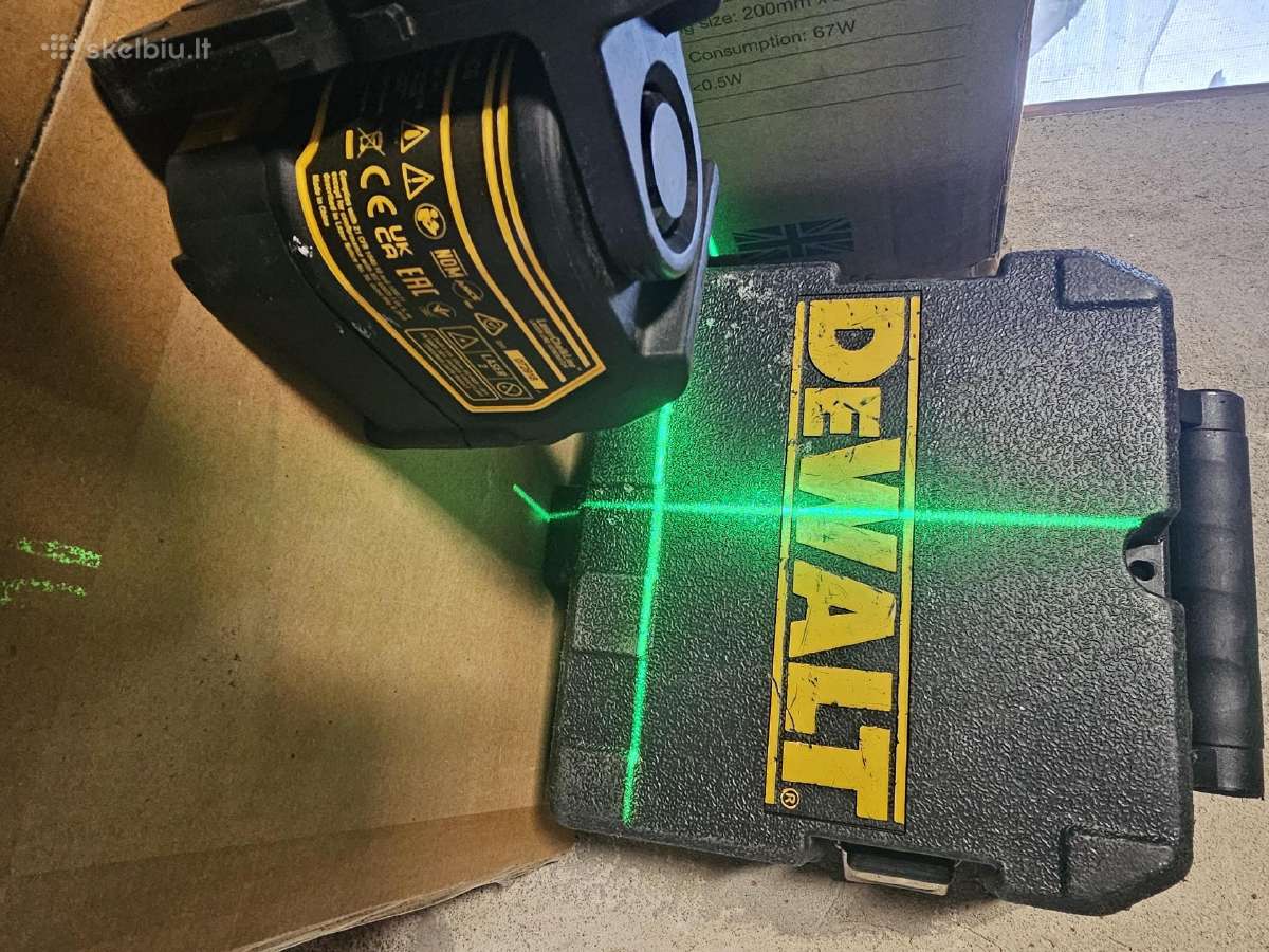 Dewalt Dw088cg žalias nivelyras - nuotraukos Nr. 5