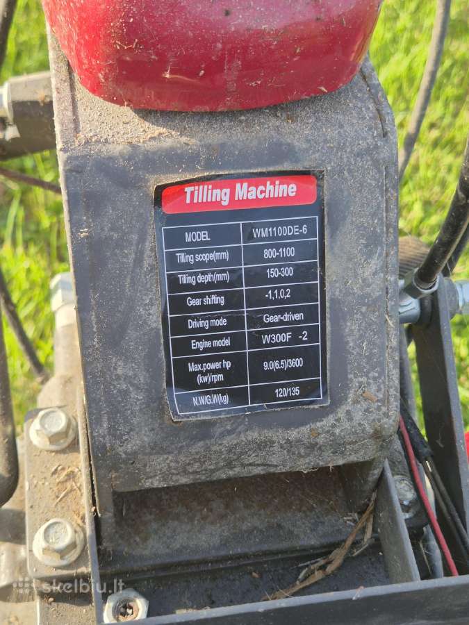 Motoblokas Weima wm1100 - nuotraukos Nr. 7