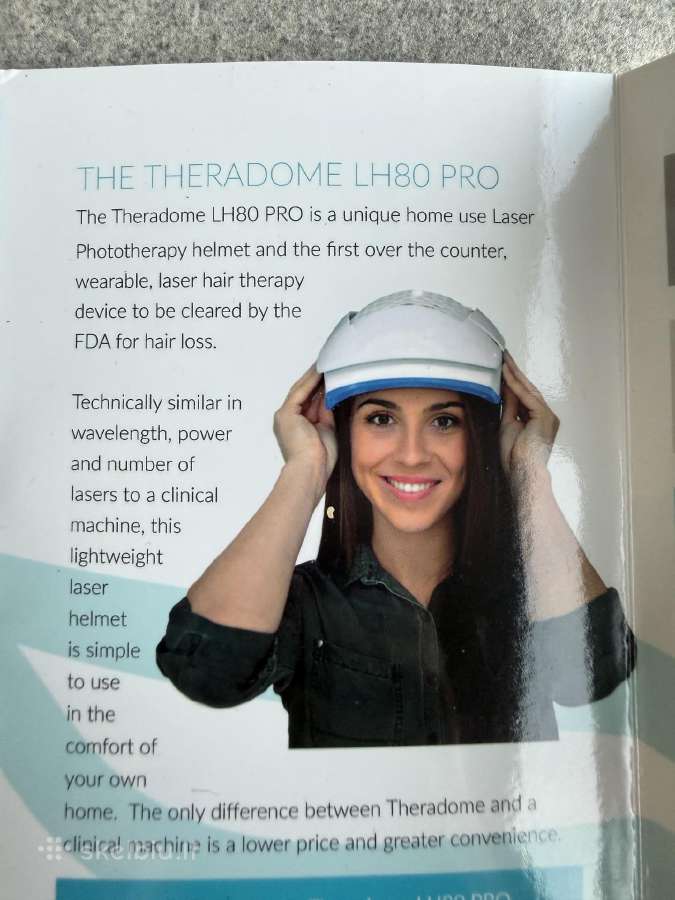 Theradome Pro Lh80 lazerinis plaukų šalmas - nuotraukos Nr. 9