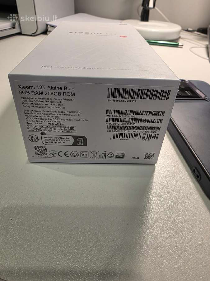 Xiaomi 13t 12/256 kaip naujas 5G - nuotraukos Nr. 9
