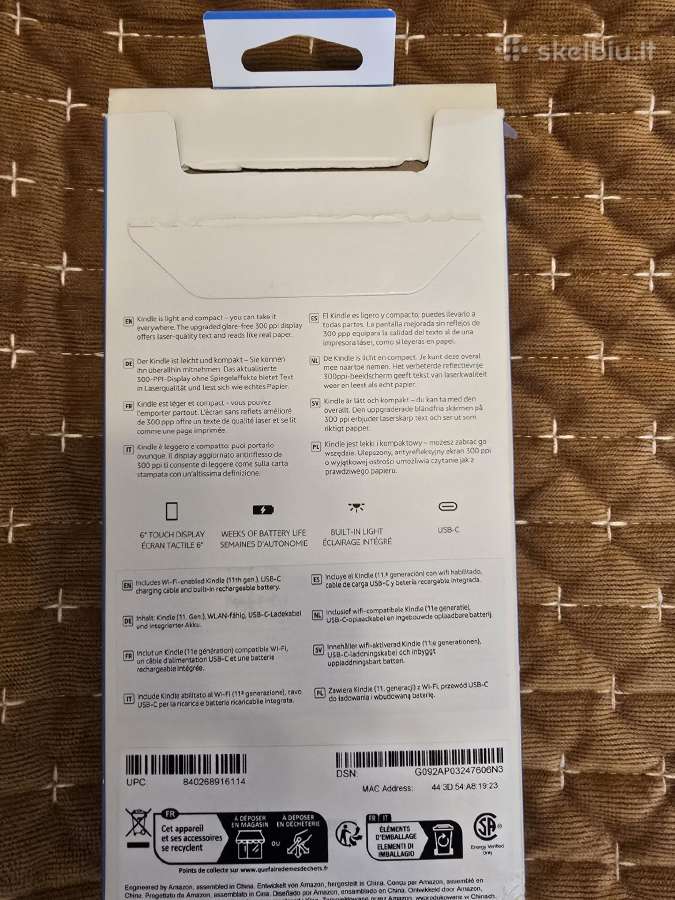 Amazon Kindle 11 (11th Generation) – 16 GB - nuotraukos Nr. 2