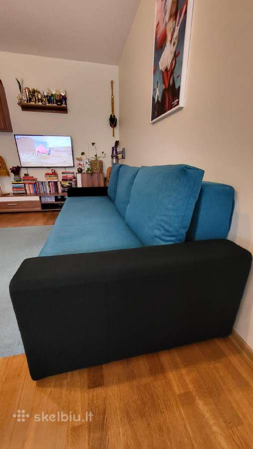 Magrės miegama sofa su patalynės dėže - nuotraukos Nr. 3