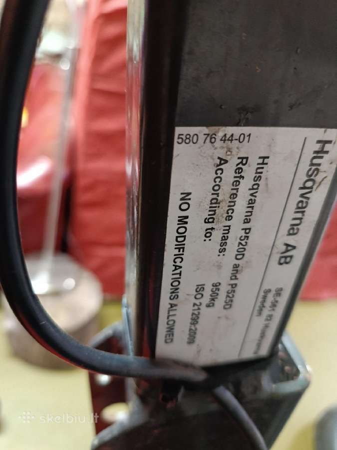 Parduodu Husqvarna 520 D Žoliapjovė traktoriuka. - nuotraukos Nr. 11