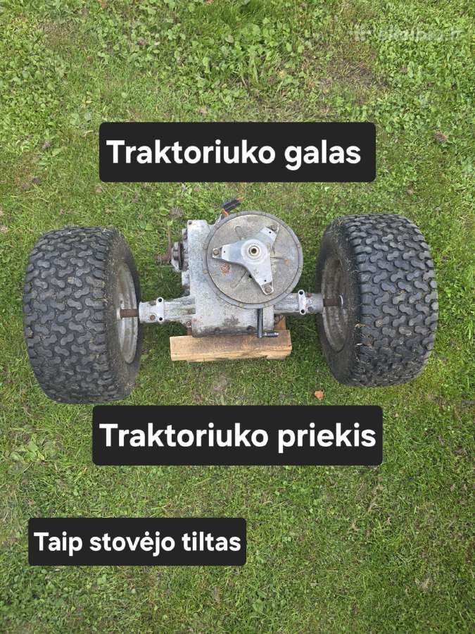 Traktoriuko Toro tiltas ir krepšys - nuotraukos Nr. 2