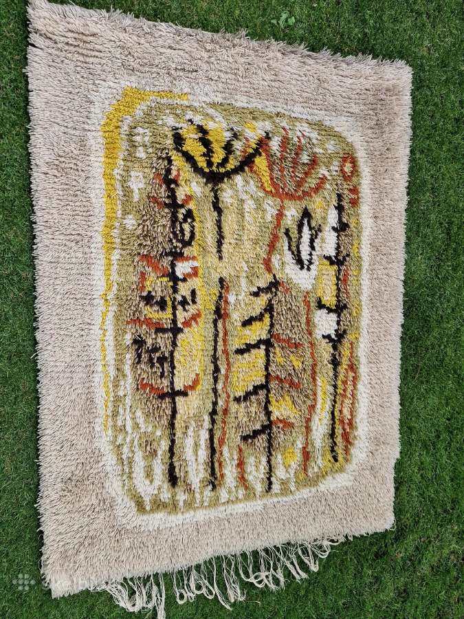 Vintažinis autorinis sieninis gobelenas/kilimas - nuotraukos Nr. 7