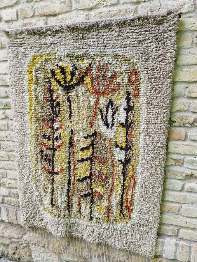 Vintažinis autorinis sieninis gobelenas/kilimas - nuotraukos Nr. 12
