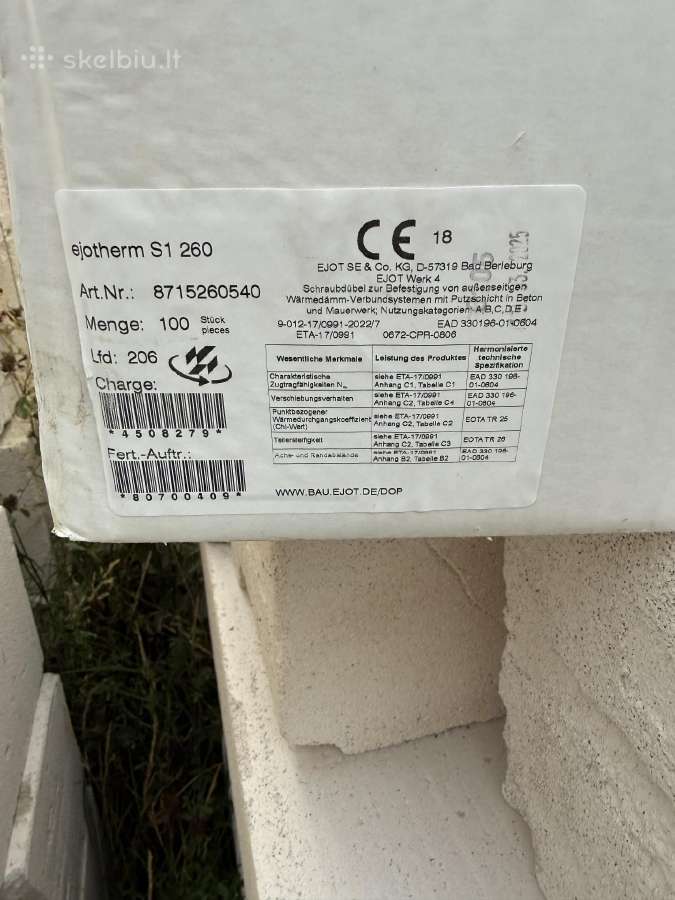 Ejotherm s1 260mm smeigės - nuotraukos Nr. 3