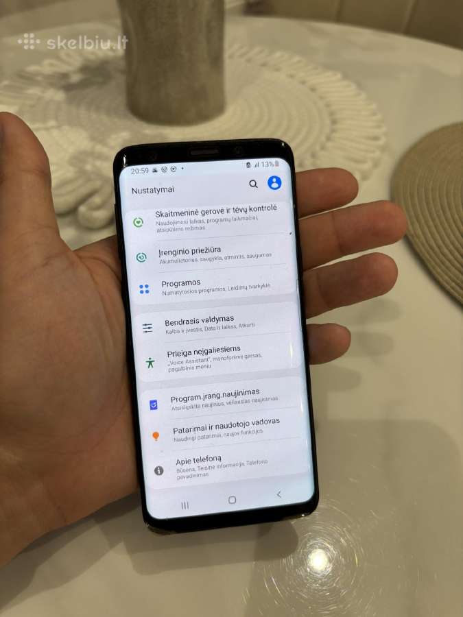 Samsung S9 išmanusis telefonas 64gb - nuotraukos Nr. 3