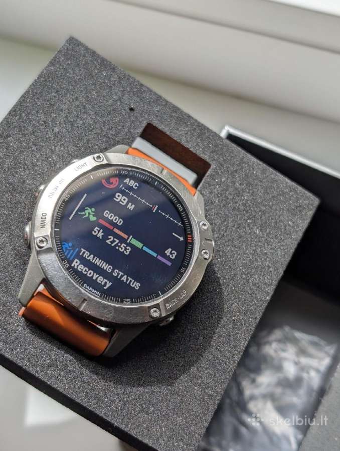 Garmin Fenix 6 Sapphire 47 mm – Sapphire stiklas, - nuotraukos Nr. 5