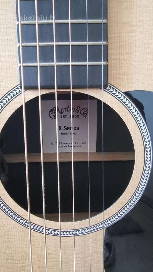 Martin D-x1e elektro akustine gitara - nuotraukos Nr. 3