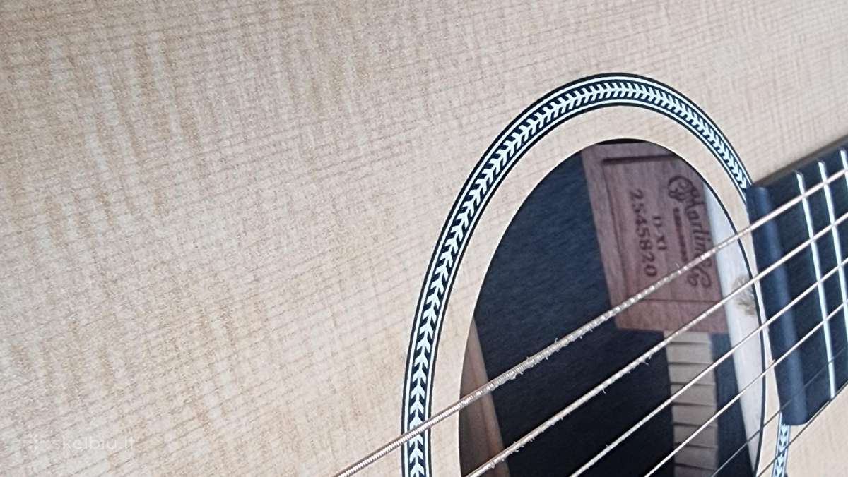 Martin D-x1e elektro akustine gitara - nuotraukos Nr. 11