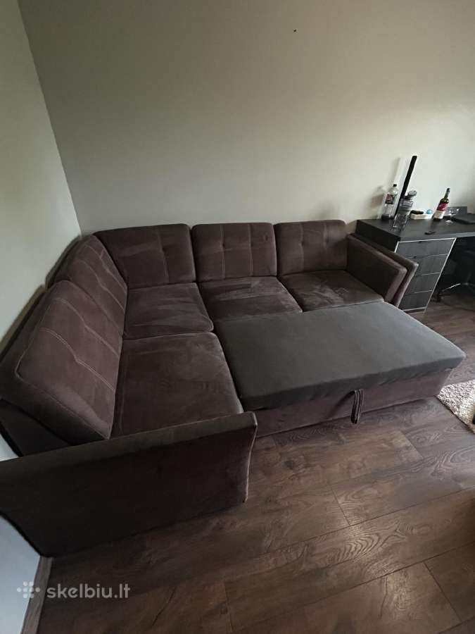 Kampinė sofa lova - nuotraukos Nr. 4