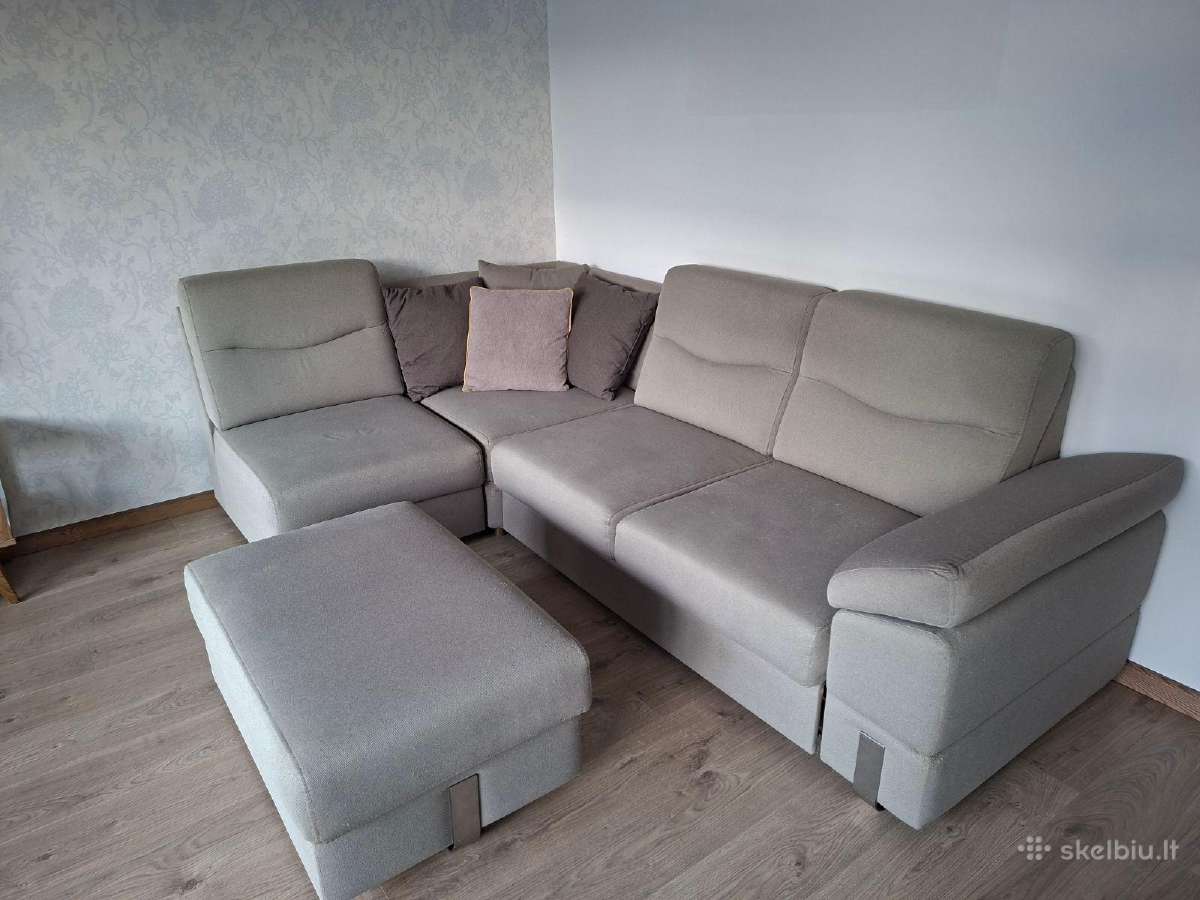 Minkštas kampas su miegama dalimi ir sofa lova - nuotraukos Nr. 3