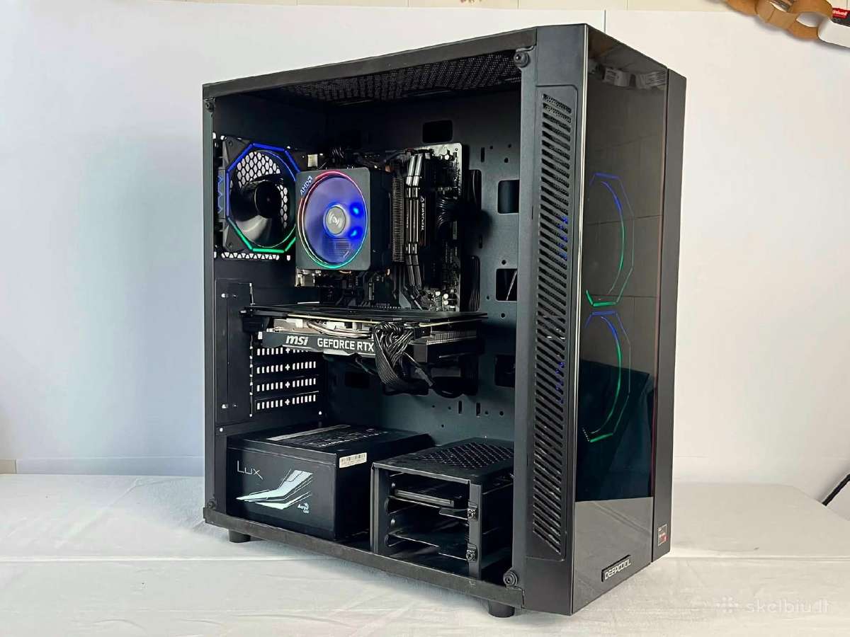 Ryzen 7 / Rtx Gaming, streaming kompiuteris - nuotraukos Nr. 2