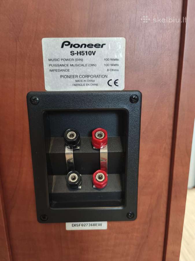 Garso kolonėlės Pioneer S-h510v + - nuotraukos Nr. 14