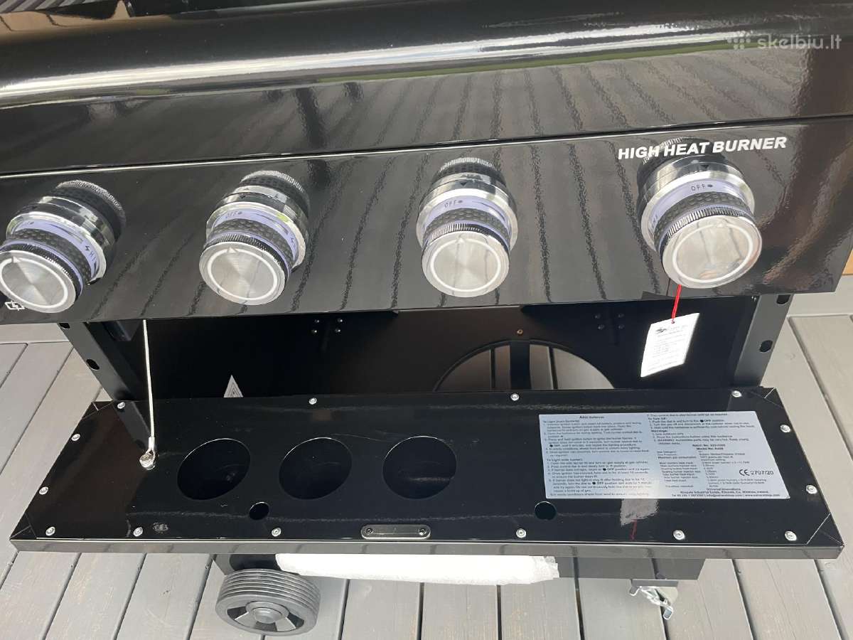 Dujinis grilis Sahara Bbqs A450 Premium - nuotraukos Nr. 15