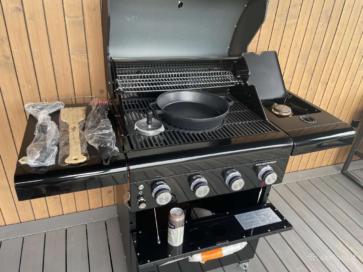 Dujinis grilis Sahara Bbqs A450 Premium - nuotraukos Nr. 20