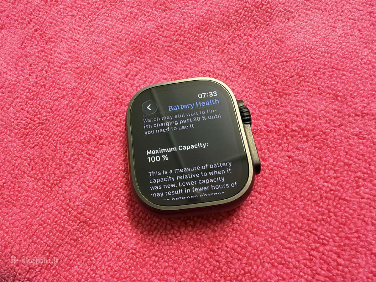 Apple Watch Ultra 2 Titanium Black - nuotraukos Nr. 9