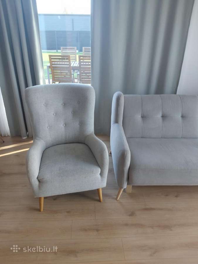 Parduodu sofa su foteliu - nuotraukos Nr. 8