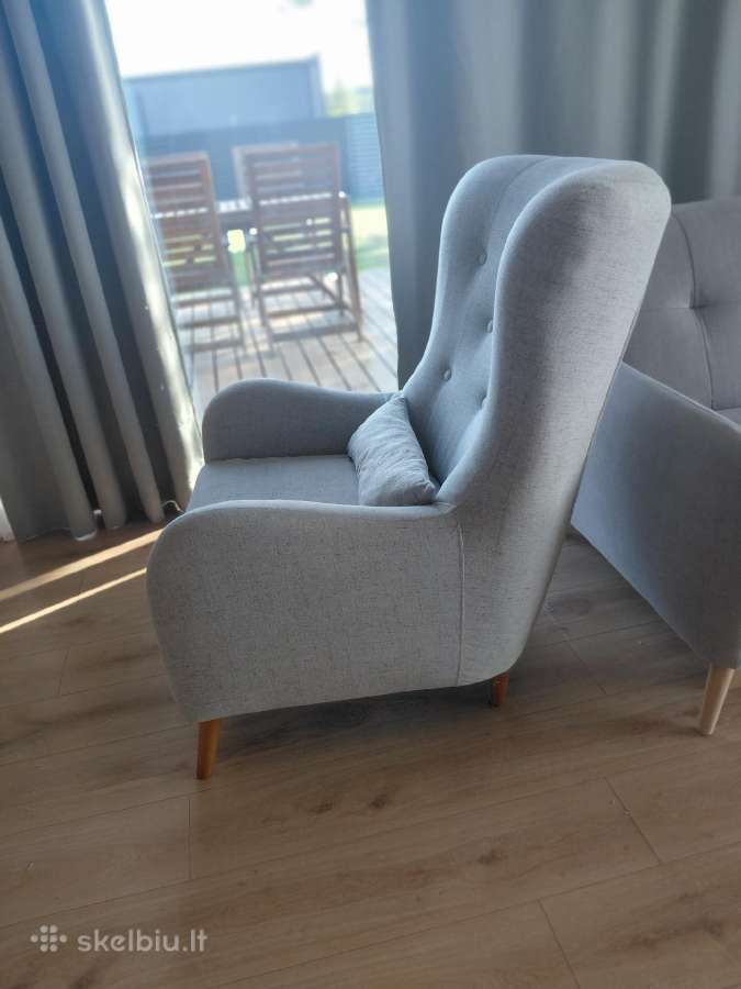 Parduodu sofa su foteliu - nuotraukos Nr. 12