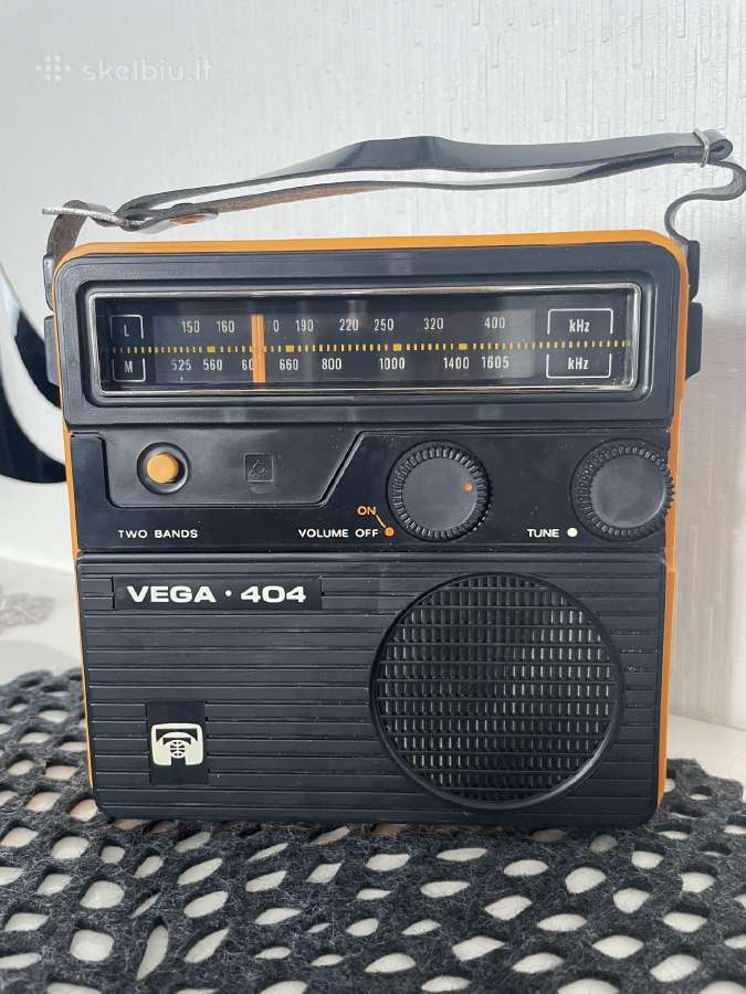 Vintažinis radijas Vega 404 iš 1980m. - nuotraukos Nr. 4