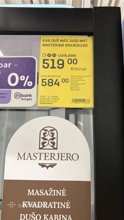 Dušo kabina nauja,nenauduota 250€ - nuotraukos Nr. 6