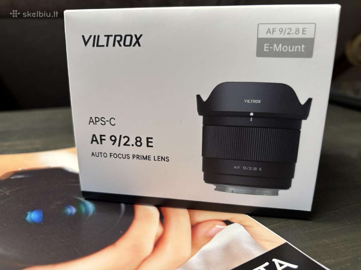 Parduodu Viltrox Af 9mm 2.8 E mount objektyvą - nuotraukos Nr. 2