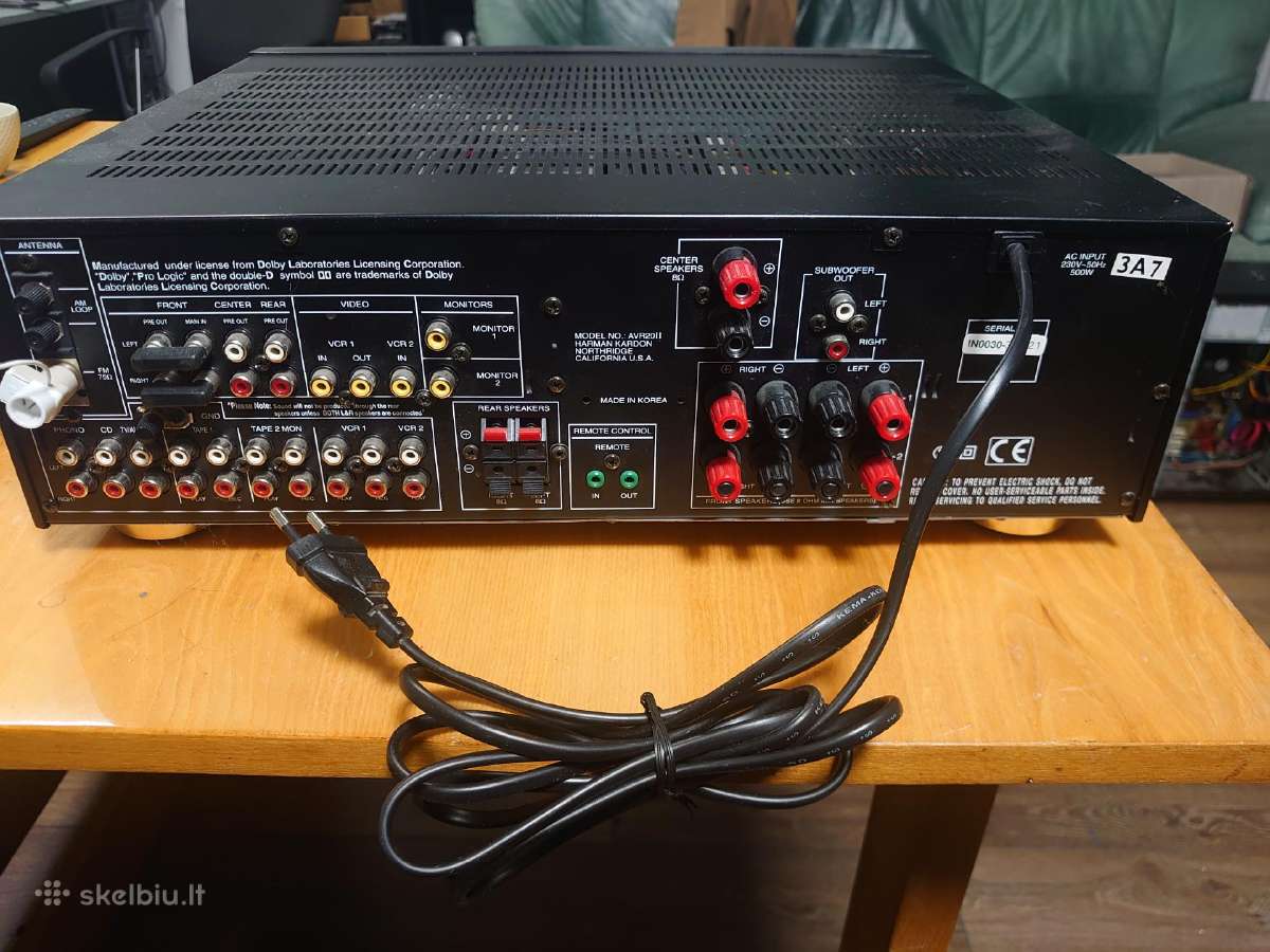 Resyveris Harman Kardon Avr20ii - nuotraukos Nr. 2