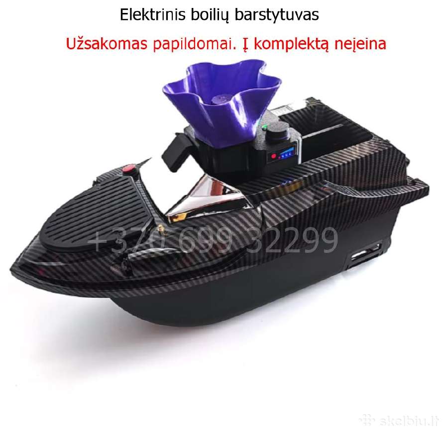 Flytec V080 pašarų laivelis su GPS ir taše - nuotraukos Nr. 13