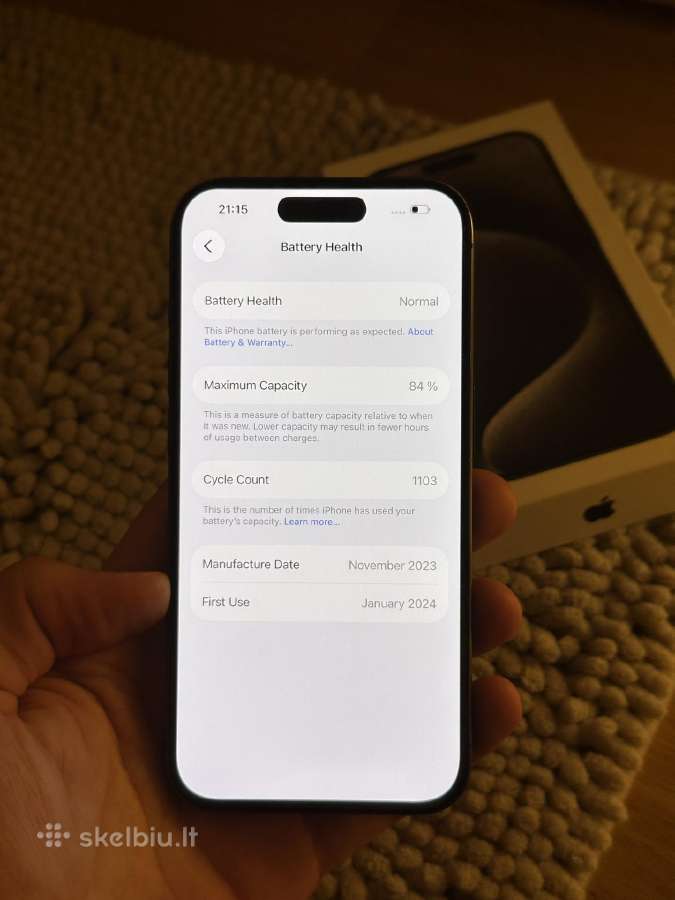 iPhone 15 Pro 128gb - nuotraukos Nr. 8
