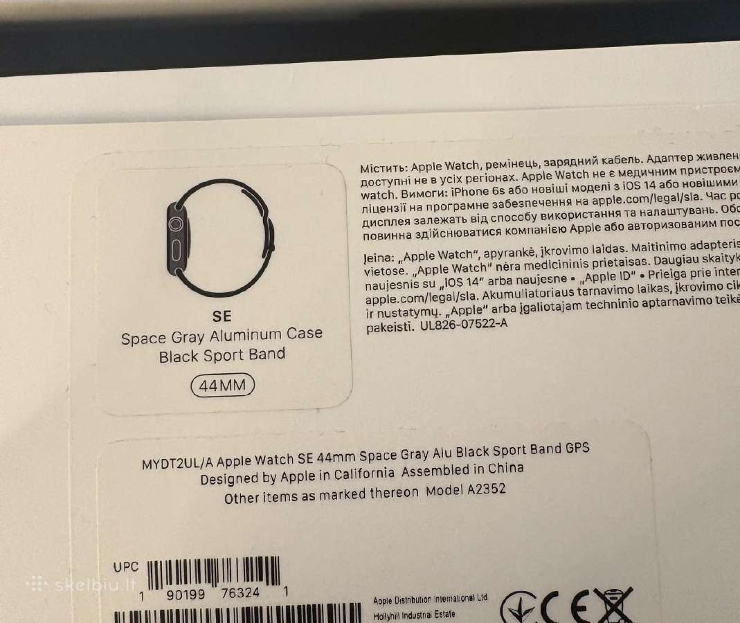 Apple Watch Se 1st Gen - nuotraukos Nr. 6