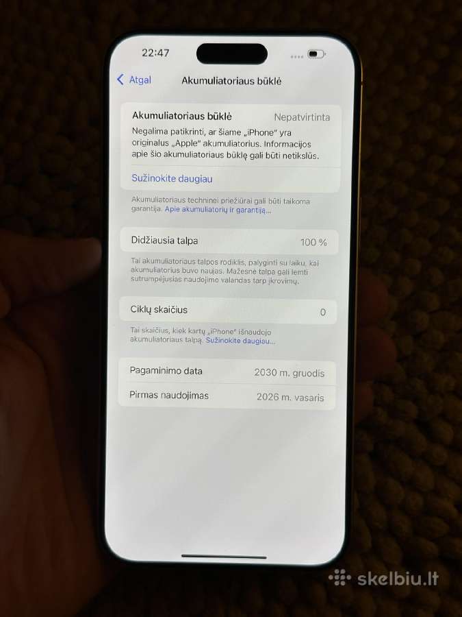 iPhone 15 Pro Max 512gb - nuotraukos Nr. 7