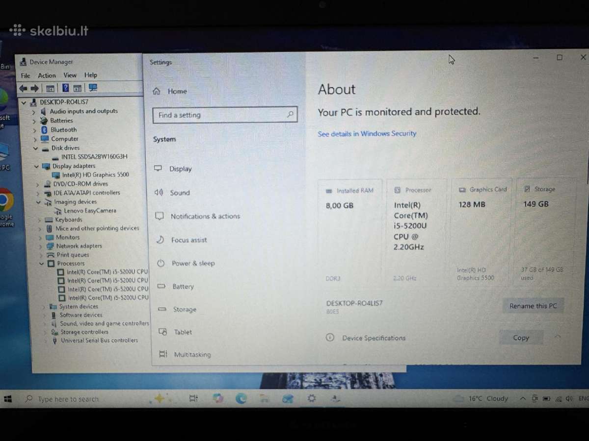 Lenovo G50-80 - nuotraukos Nr. 4