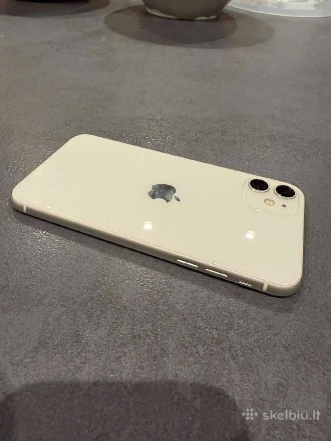 iPhone 11 64gb white su dėžute - nuotraukos Nr. 3