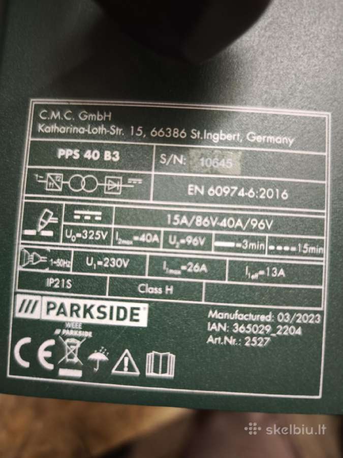 Plasminio pjovimo aparatas ,su kompresoriumi - nuotraukos Nr. 2