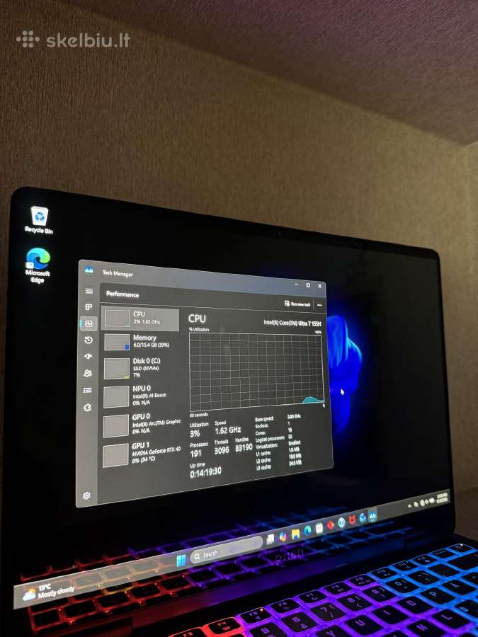 Hp Omen Transcend Gaming Laptop 14 - nuotraukos Nr. 12