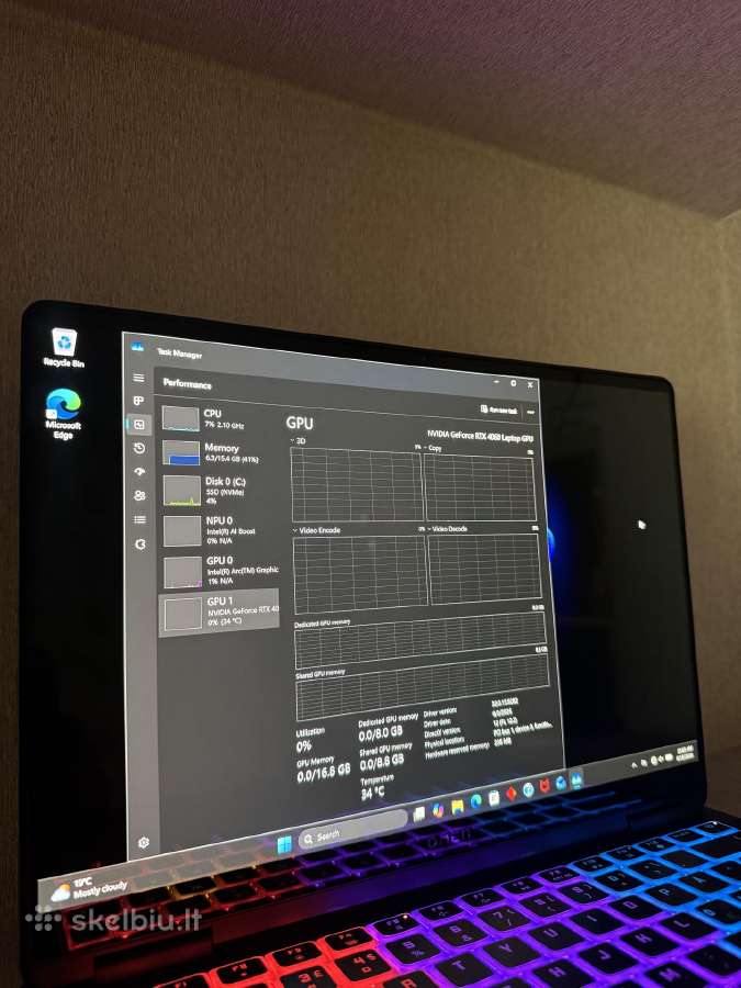 Hp Omen Transcend Gaming Laptop 14 - nuotraukos Nr. 15