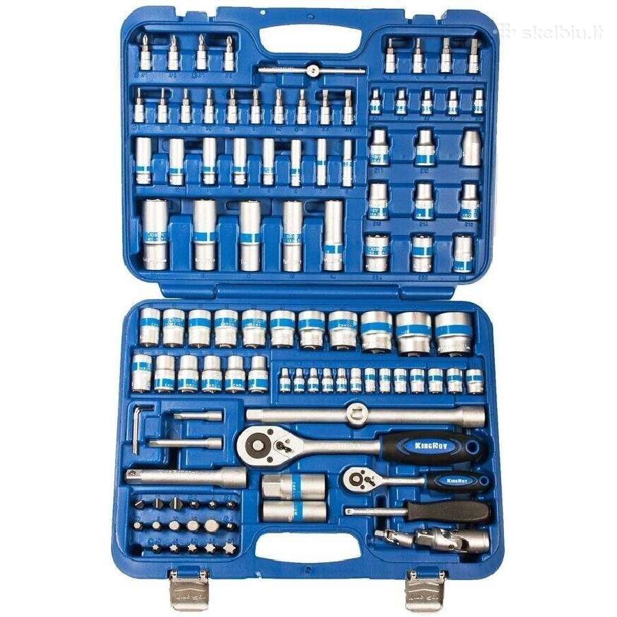 Galvučių rinkinys 108vnt. 1/4" + 1/2" - nuotraukos Nr. 2