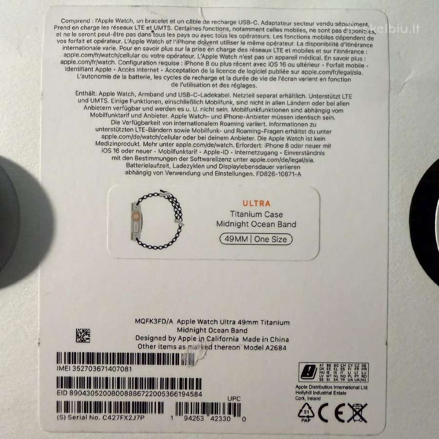 Apple Watch Ultra - nuotraukos Nr. 3