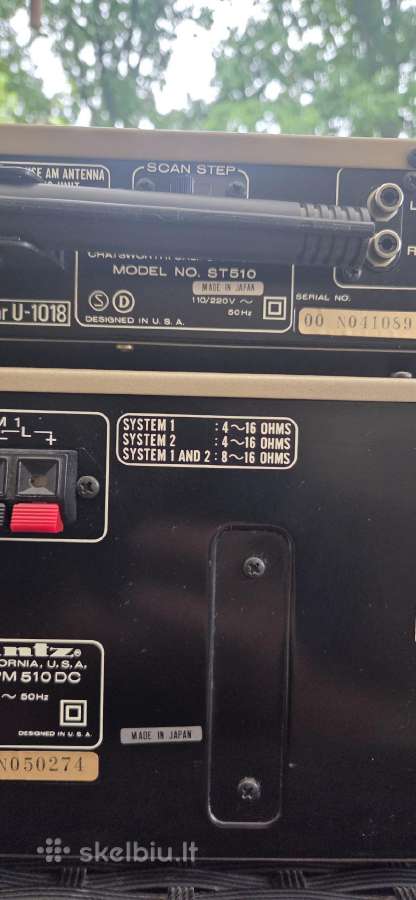 Marantz pm 510dc, st 510 - nuotraukos Nr. 10