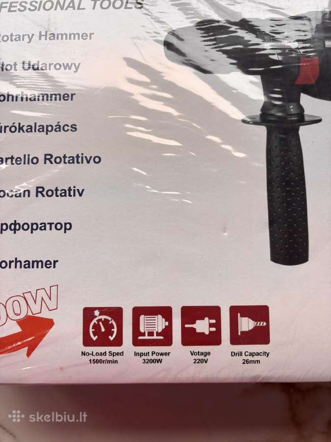 Perforatorius / smūginis gręžtuvas - nuotraukos Nr. 4