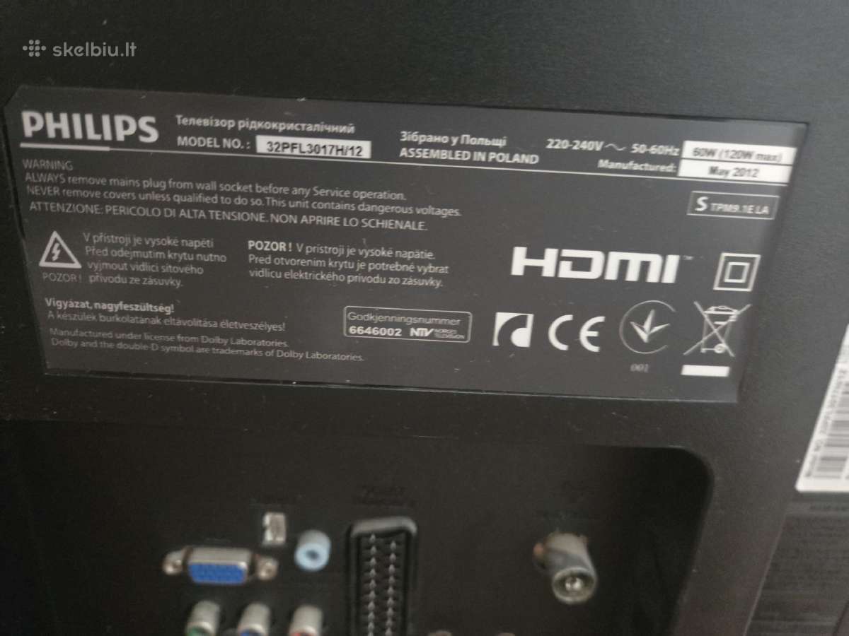 Philips 32" Full HD televizorius 32pfl3017h/12 - nuotraukos Nr. 3