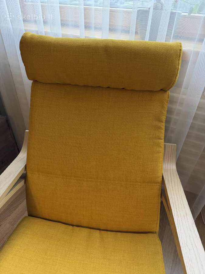 Poang ikea fotelis ir kojų kėdutė - nuotraukos Nr. 4