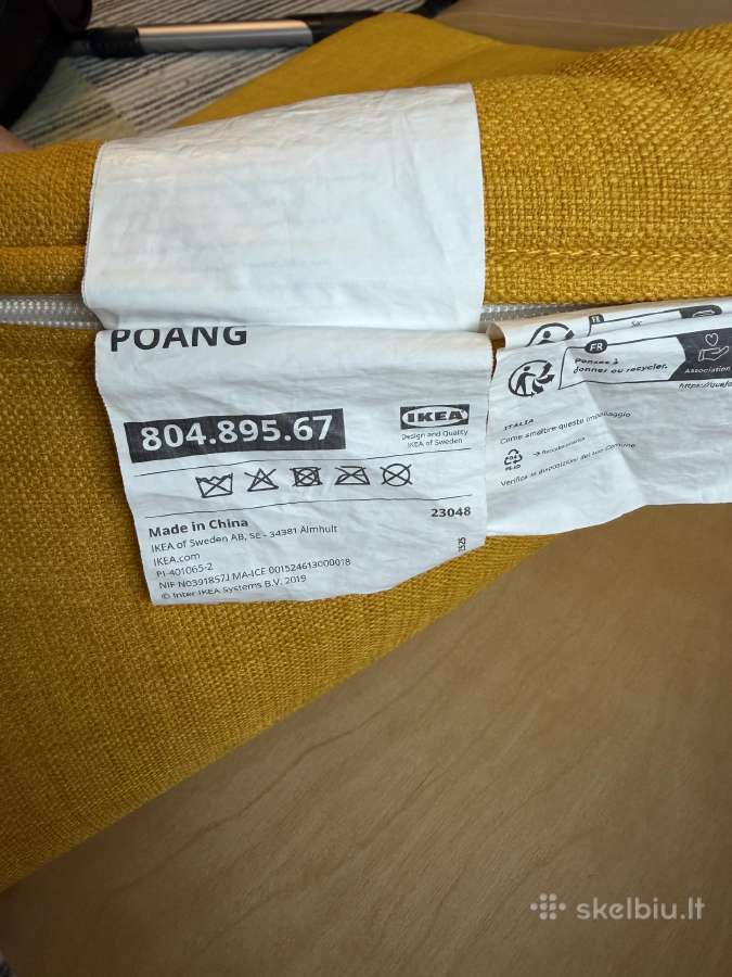 Poang ikea fotelis ir kojų kėdutė - nuotraukos Nr. 6