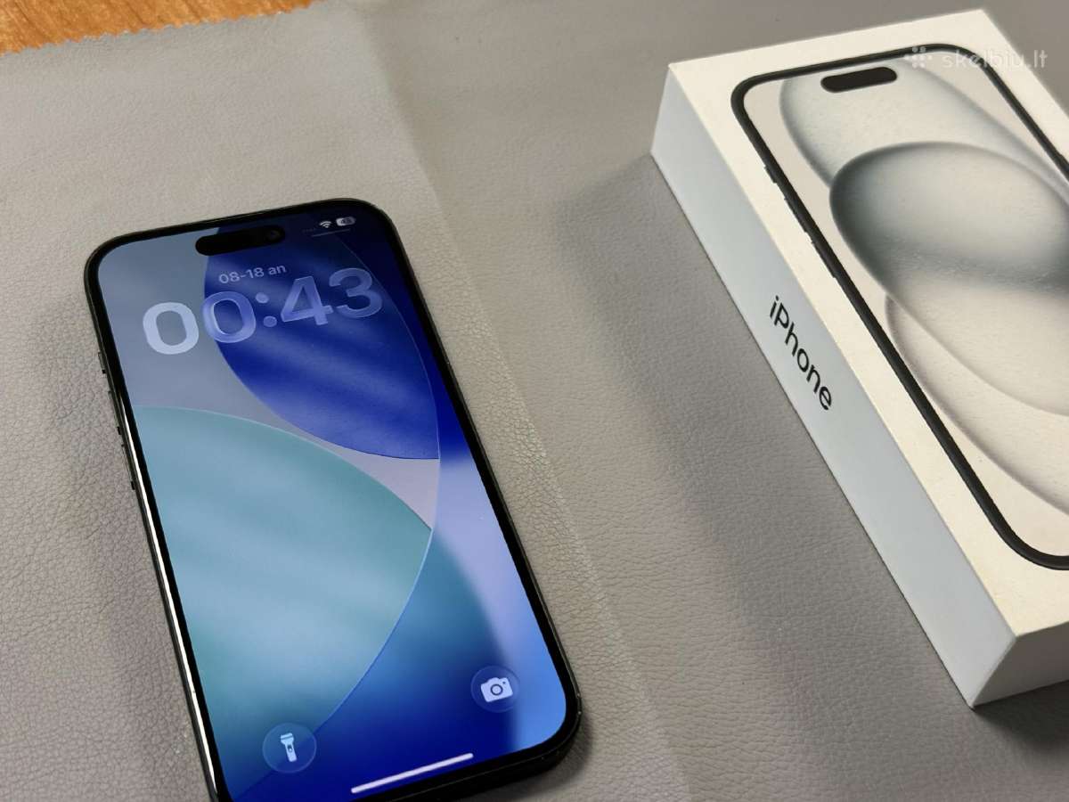 iPhone 15 128gb puikiai veikia - nuotraukos Nr. 2