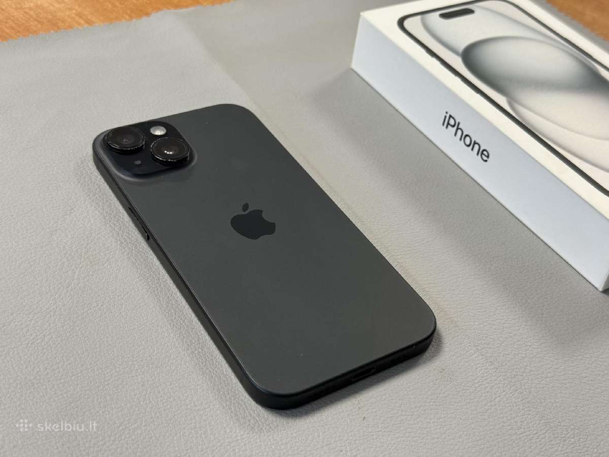 iPhone 15 128gb puikiai veikia - nuotraukos Nr. 8